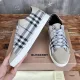 replica BURBERRY CHECK AND LEATHER SNEAKERS – BBR072 UK