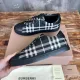 replica BURBERRY CHECK AND LEATHER SNEAKERS – BBR073 UK