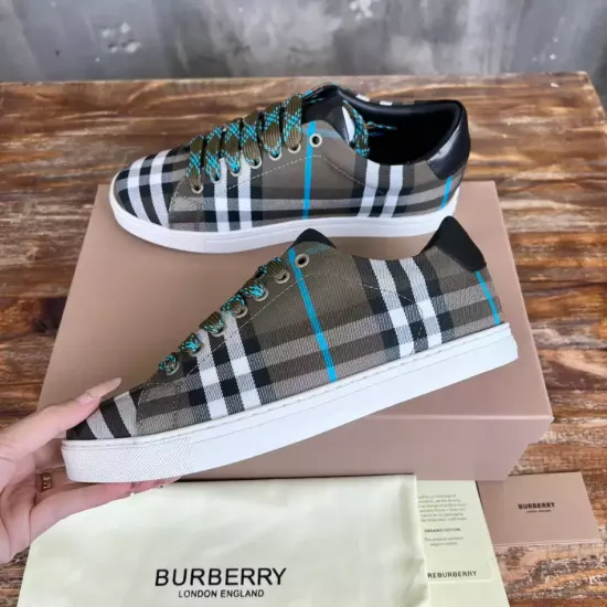 Replica BURBERRY CHECK AND LEATHER SNEAKERS – BBR074 UK replica BURBERRY CHECK AND LEATHER SNEAKERS – BBR074 UK