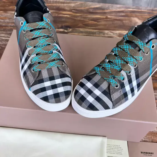 Replica BURBERRY CHECK AND LEATHER SNEAKERS – BBR074 UK replica BURBERRY CHECK AND LEATHER SNEAKERS – BBR074 UK