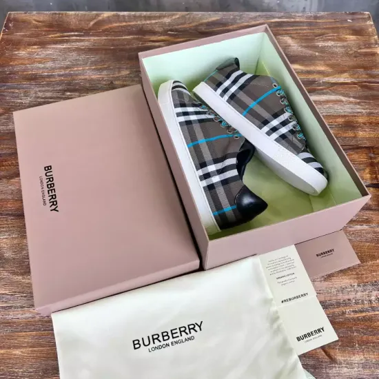 Replica BURBERRY CHECK AND LEATHER SNEAKERS – BBR074 UK replica BURBERRY CHECK AND LEATHER SNEAKERS – BBR074 UK