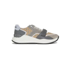 Burberry Check, Suede And Leather Sneakers – Bbr010 Uk