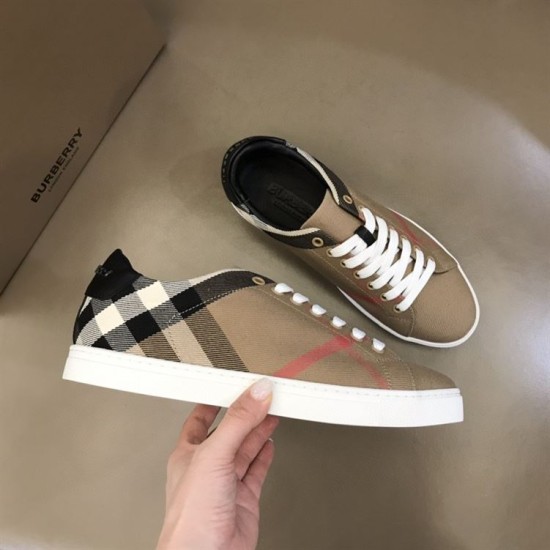Replica Burberry 8087 BBBR013 Buddha Luxury Replica Burberry Trainers House Check Leather Low-Top – Bbr013 Uk - 8087 - Buddha Luxury