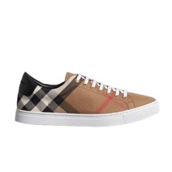 Burberry House Check &Amp; Leather Low-Top Sneaker – Bbr013 Uk