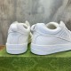 Gucci White Leather Low Top Trainers Rear View in white and green Gucci White Leather Low Top Trainers rear heel section and embossed midsole motif in white and green