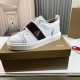 Christian Louboutin Adolescenza White Leather Trainer on shoe box