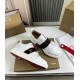 Christian Louboutin Adolescenza White Trainers displayed with shoe box