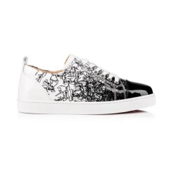 Christian Louboutin Low Top Print Patent Toe Trainers