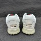 Gucci Monogram Canvas And Leather Low Top Trainers White heel detail