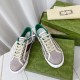 Replica Gucci 8245 GGCC226 Buddha Luxury Replica Gucci Trainers Beige Lilac Jumbo Tennis – Gcc226 Uk - 8245 - Buddha Luxury