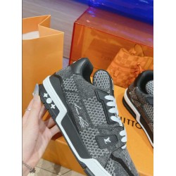 L Damier Denim Low Top Black Trainers L Damier Denim Low Top Black Trainers