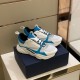 Pair of Dior B22 Light Blue And White Chunky Trainers on box