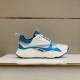 Dior B22 Light Blue And White Chunky Trainers side profile display