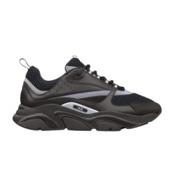Dior Technical Mesh And Leather Black Trainers