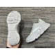 Dior B22 Grey Mesh Leather Chunky Low Top Trainer sole and side profile