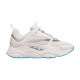 Dior B22 Off-White Trainer Profile View in off-white and blue Dior B22 off-white and blue trainer side view