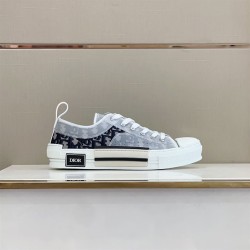 Dior Low Top Oblique Grey White Navy Trainers