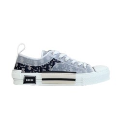 Dior Low Top Oblique Grey White Navy Trainers