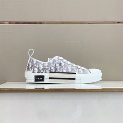 Dior Low Top Oblique Pattern Canvas Trainers Signature