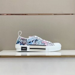 Dior Low Top Floral Printed Canvas Trainers
