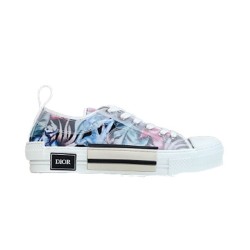 Dior Low Top Floral Printed Canvas Trainers