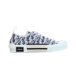 Dior Low-Top Oblique Motif Fabric Trainers