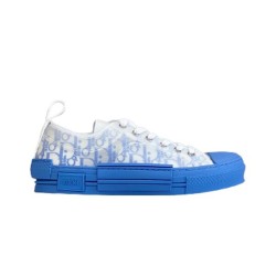 Dior Low Top Oblique Pattern Blue Trainers
