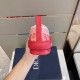 Heel view of Dior B23 Low Top Red Oblique Canvas Trainers showing pull tab