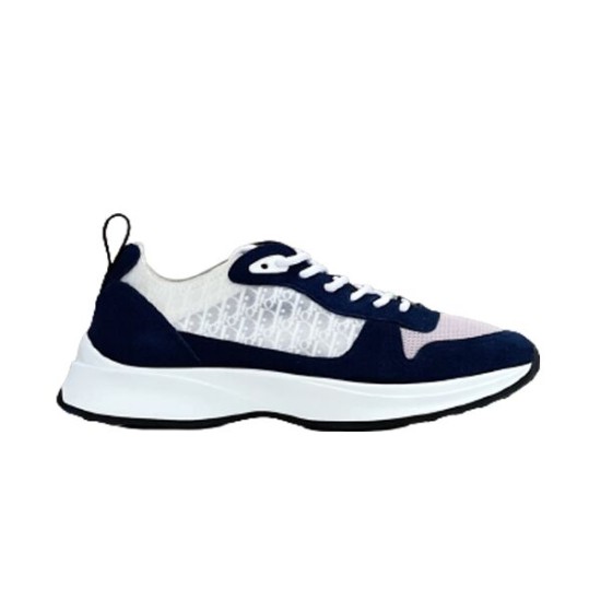 Replica Dior 9265 DDO063 Buddha Luxury Replica Dior Trainers B25 Runner Navy Oblique Suede – Do063 Uk - 9265 - Buddha Luxury
