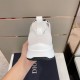 Dior B25 Runner Monogram Low Top White Trainers Heel View Rear heel view of white Dior B25 Runner trainer showing pull tab and embossed logo