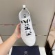 Dior B25 Runner Monogram Low Top White Trainers Top View Top-down hand-held view of Dior B25 Runner Monogram Low Top White Trainer showing lacing