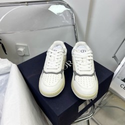 Dior Low Top White Leather Trainers Smooth