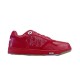 Dior B27 Red Trainer Lateral Profile Full lateral side view of red Dior B27 low-top trainer