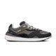 Full lateral side profile of Dior B29 grey black low top trainer