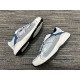 Dior B30 Light Blue Mesh Trainers Lateral Side View Dior B30 light blue mesh trainers with outer lateral side details