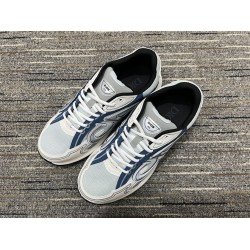 Dior Light Blue Mesh Technical Fabric Trainers