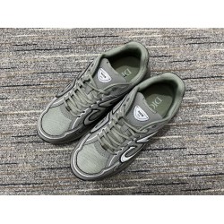 Dior Olive Mesh And Technical Fabric Trainers Dior Olive Mesh And Technical Fabric Trainers