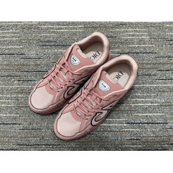 Dior Pink Mesh And Technical Fabric Trainers Soft Dior Pink Mesh And Technical Fabric Trainers Soft
