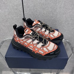 Dior Runner Low Top Trainers Beige Orange Dior Runner Low Top Trainers Beige Orange
