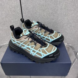 Dior Runner Khaki Teal Technical Fabric Trainers Dior Runner Khaki Teal Technical Fabric Trainers