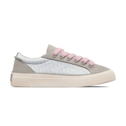 Dior Grey And White Oblique Canvas Suede Low-Top Trainers