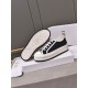 Dior Platform Trainer Outsole View in black Underneath sole view of Dior black platform trainer showing star tread design