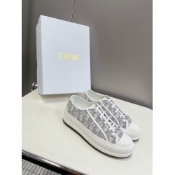Dior Walk'n' Grey Oblique Canvas Low Top Trainers Dior Walk'n' Grey Oblique Canvas Low Top Trainers