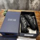 Dior Diorizon Low Top Oblique Jacquard Trainers Packaging in beige and black Dior Diorizon Low Top Oblique Jacquard Trainers packaged inside official navy box in beige and black