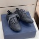 Dior Diorizon Black Shoes Top-Down Pair View Top-down view of the black Dior Diorizon shoes resting on shoe box