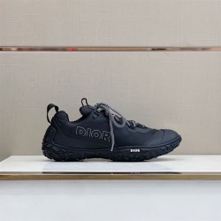 Dior Diorizon Black Technical Mesh Rubber Hiking Shoes