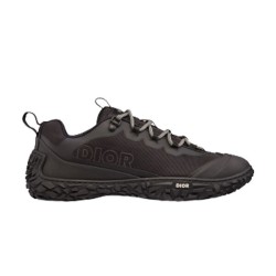 Dior Diorizon Black Technical Mesh Rubber Hiking Shoes