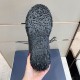 Dior Diorizon Black Rubber Sole Tread View Underside view of the black Dior Diorizon outsole showing lug tread structure