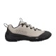 Diorizon Technical Mesh Trainer Side View in grey and black Side profile view of grey and black technical mesh hiking trainer