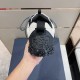 Diorizon Hiking Trainer Heel View in grey and black Rear view detailing black heel counter, pull loop and lugged tread in grey and black